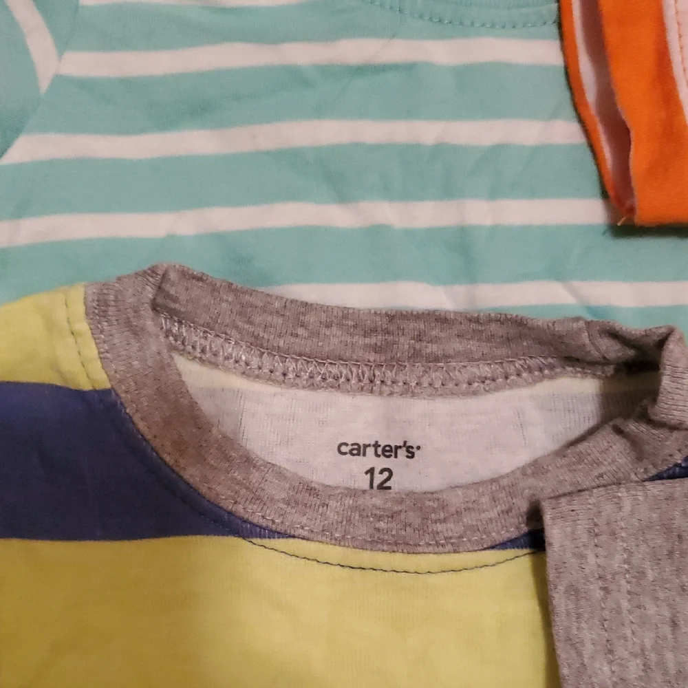 Set of 4 Carter's 12 months baby t shirts - Picture 2 of 5